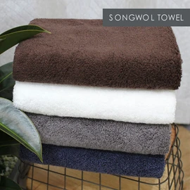 Songwol Towel Heavy Hotel Towel Blanc 190g 10-piece set, 10 gray sheets / 송월타올 고중량 호텔수건 블랑 190g 10장세트, 회색10장