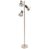 Boston Harbor TL-TREE-134 Three Lights Tree Lamp, 65", Satin Nickel