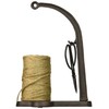 Abbott Collection Cast Iron Twine/String Spool Holder with Scissors, Dark