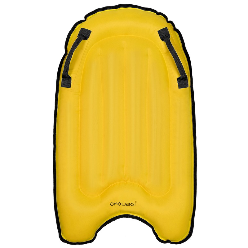 Inflatable Surfing Board with Handles Surfing Body Board Folding Beach