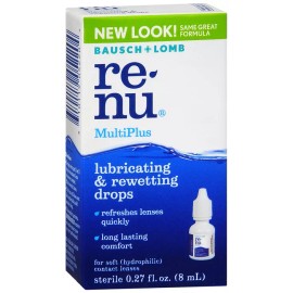 RENU MULTI + LUBE REWETTING DROP 8ML   soft lens adjunctive solutions OPHTHALMIC