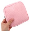 OATIPHO Cute Little Makeup Bag Corduroy Cosmetic Organizer Travel Pouch