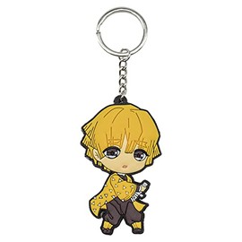 NINJAMO Demon Anime Slayer Keychain Zenitsu Agatsuma Pendant Hanging Ornament Backpack Luggage Tag Anime Collectible