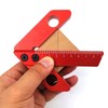 45/90 Degree Right Angle Line Gauge Scriber Carpenter Ruler Center