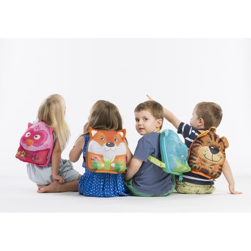 okiedog wildpack 80079 Backpack in 3D-Design with Plush Ears OWL,
