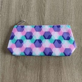 Clinique NWOT  CLINIQUE Geometric Patterned Makeup / Cosmetic Bag