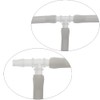 TopHomer Hose Barb T Pipe Connector, Equal Pipe Adapter, Plastic