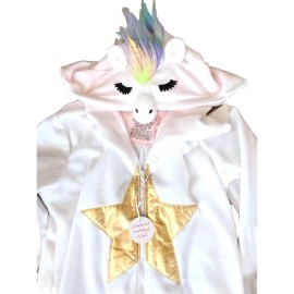 Xhilaration Womens Pajamas Unicorn PJ's Sleepwear Costume XS-S New Rainbow Cosplay 1 Piece