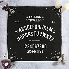Botega Exclusive Talking Board Ouija Black Altar Cloth Tapestry Wall Art 27.5”