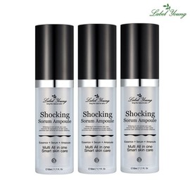 3-piece set of Shocking Goosebumps Ampoules 50ml / All-in-one Black Seed Whitening and Wrinkle Improvement Basic Care / 3개 세트 쇼킹소름앰플 50ml  올인원 블랙씨드 미백주름개선 기초케어