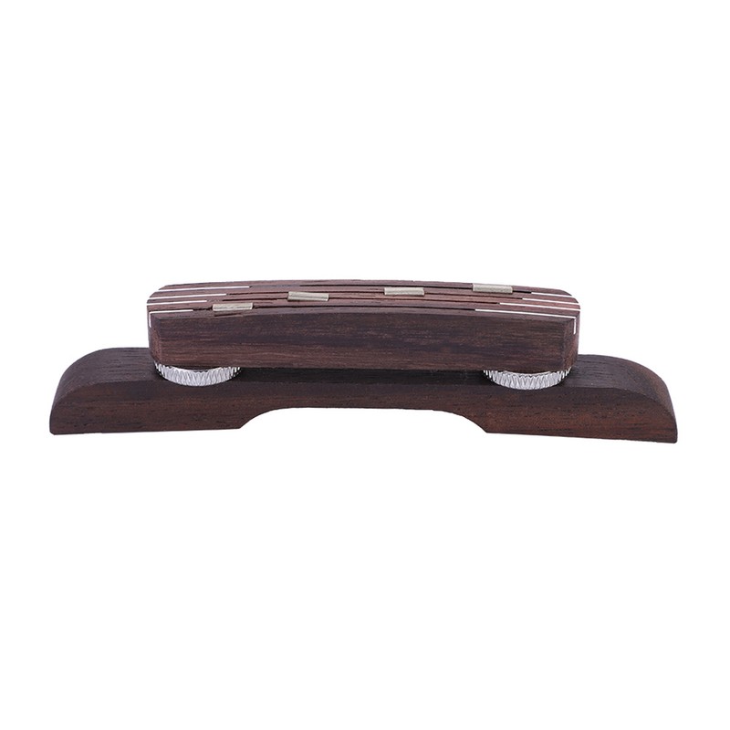 Durable Wood Rosewood Adjustable Bridge Repair Part Accessory for Mandolin