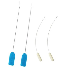 YEQIN 4Pcs Needle Threader,Verlock Serger Looper Threader/Needle Threader for Sewing Machine Needles
