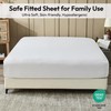 LINENOVA Single Size Fitted Sheet Only, 100% Vintage Washed Cotton