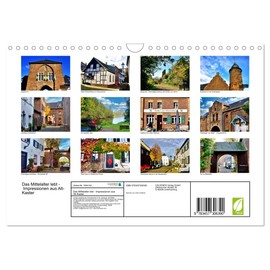 Das Mittelalter lebt - Impressionen aus Alt-Kaster (Wandkalender 2026 DIN A4 quer), CALVENDO Monatskalender: Sehenswürdigkeiten des Ortes Alt-Kaster im Rheinland (CALVENDO Orte)