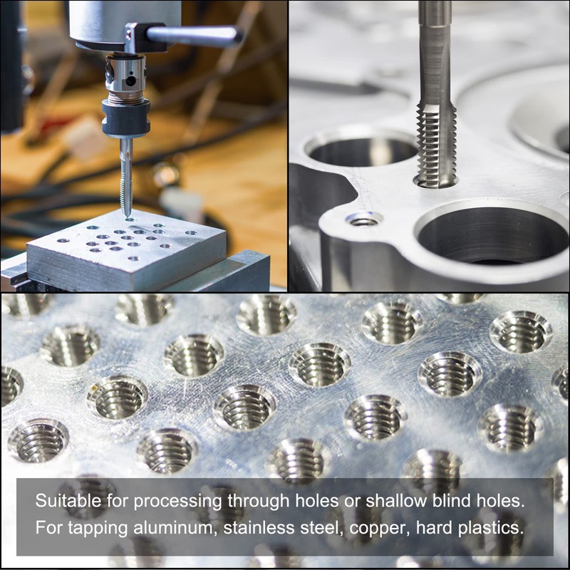 sourcing map Thread Milling Cutter 7/16-20 UNF HSS 4 Straight