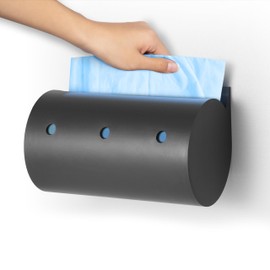 Mountable Trash Bag Holder Dispenser for 13-Gallon, 50 Garbage Bag Dispenser Roll Holder and Organizer to Save Space