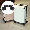 RDEXP 2 Pack Luggage Swivel Wheels Suitcase Replacement Wheels Black