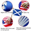 TSMD Scotland Stick Flag Scottish Small Mini Hand Held Flags,5x8