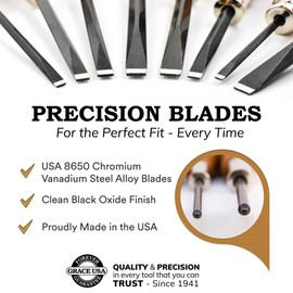 Grace USA - Square Recess Screwdriver Set - SR3 - Gunsmithing - Screwdrivers - 3 piece - Gunsmith Tools & Accessories