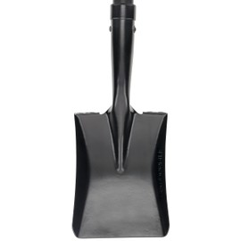 Hooyman Mini Transfer Shovel with Heavy Duty Carbon Steel Construction, Ergonomic No-Slip H-Grip Handles, D Handle, and Oversized Steps for Gardening, Land Management, Yardwork, Farming, and Outdoors