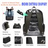 QONESSMAO Clear Backpack Heavy Duty -17 Inch Extra Large Bookbag,