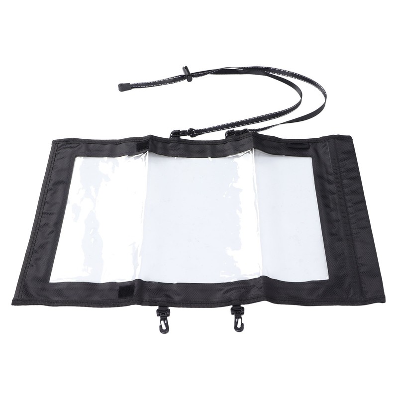 Transparent Map Storage Bag Waterproof Folding Storage Pouch for Outdoor