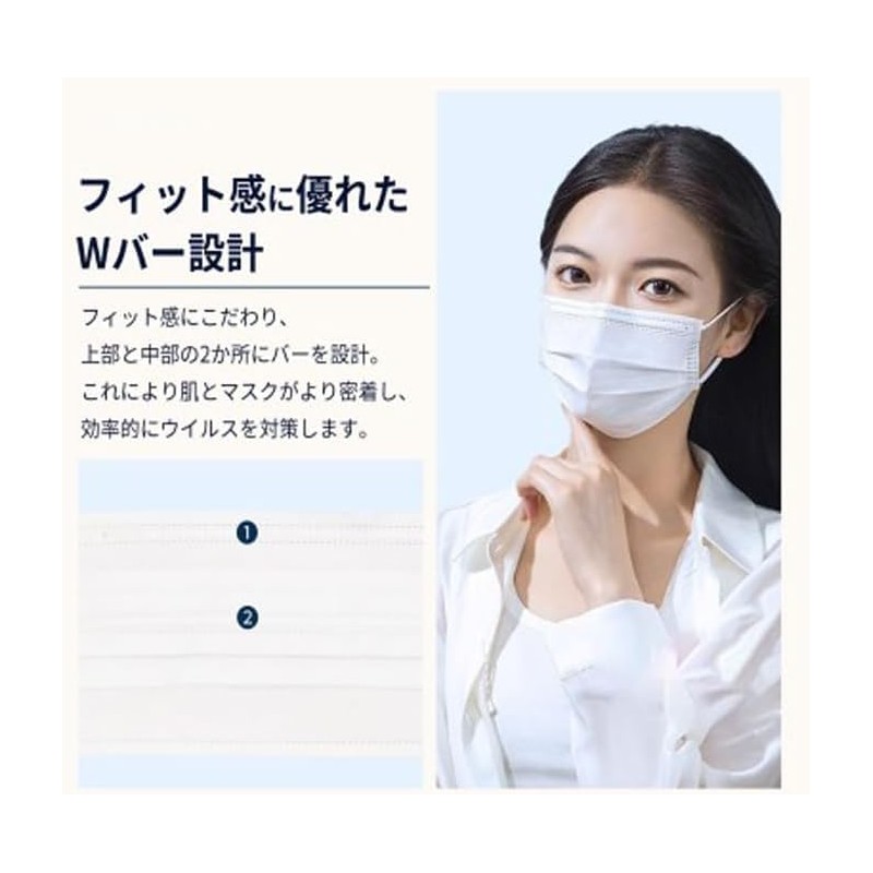 Zenkakyo Mask Non-woven Fabric Pleated Disposable Small Size for Kids