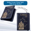 Passport Holder with RFID Blocking, Premium PU Leather Travel Passport