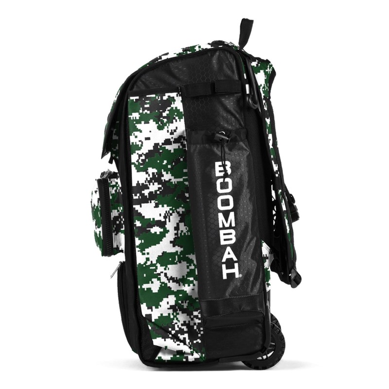Boombah Catchers Superpack Hybrid Digital Camo Bat Bag Black/Dark Green