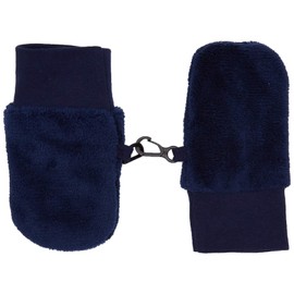 Schnizler Unisex Baby Kuschelfleece-Fäustling 860910, 11 - Marine, Einheitsgröße