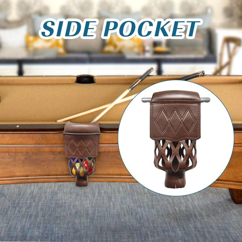MoyanSuper Billiard Pool Table Pockets Heavy Duty PU Leather Billiard