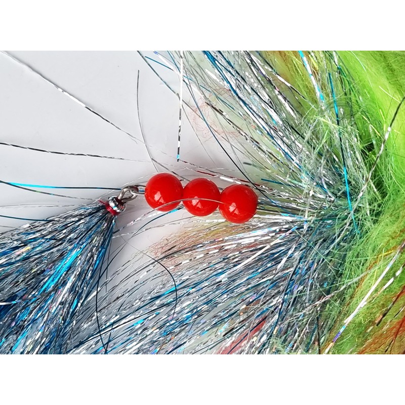 FISHIN ADDICT Red Head Flame fishing jig fly - Sea