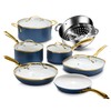 Gotham Steel 12 Pc Ceramic Cookware Set Nonstick, Ceramic Pots