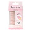 Invogue Oval Shape False 28 Nails Baby Pink 25g