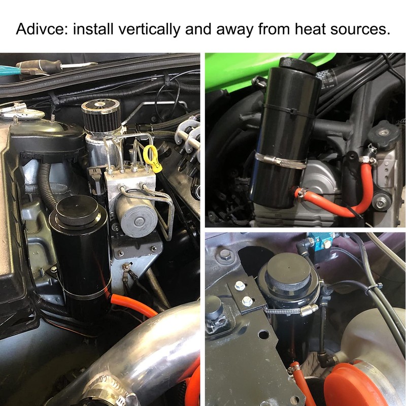 EVIL ENERGY Coolant Overflow Tank, Radiator Overflow Bottle Universal 800ml
