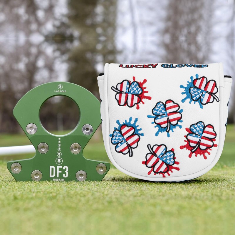 Aliennana Mallet Putter Headcover USA Style Magnetic Closure for LAB