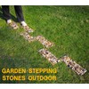 River Rock Stepping Stones, 6 Pcs 16" L x 5.5"