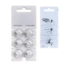 Hearing360 6 Dome Click-Open for Signia, Rexton Hearing Aids (S (4mm)