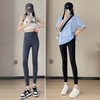 Women's Matte Shark Yoga & Outdoor Pants with a Flattering Silhouette Riding Grey+L 5ea