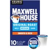 Maxwell House Original Roast Medium Roast K-Cup Coffee Pods, 10