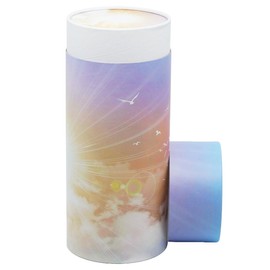 Casket Depot Heavenlt Adult Size Memorial Collection Ocean Sunset Scattering Tube, Biodegradable Urn for Scattering Ashes, Eco Urn, Adult Size 13" Long (Heavenly)