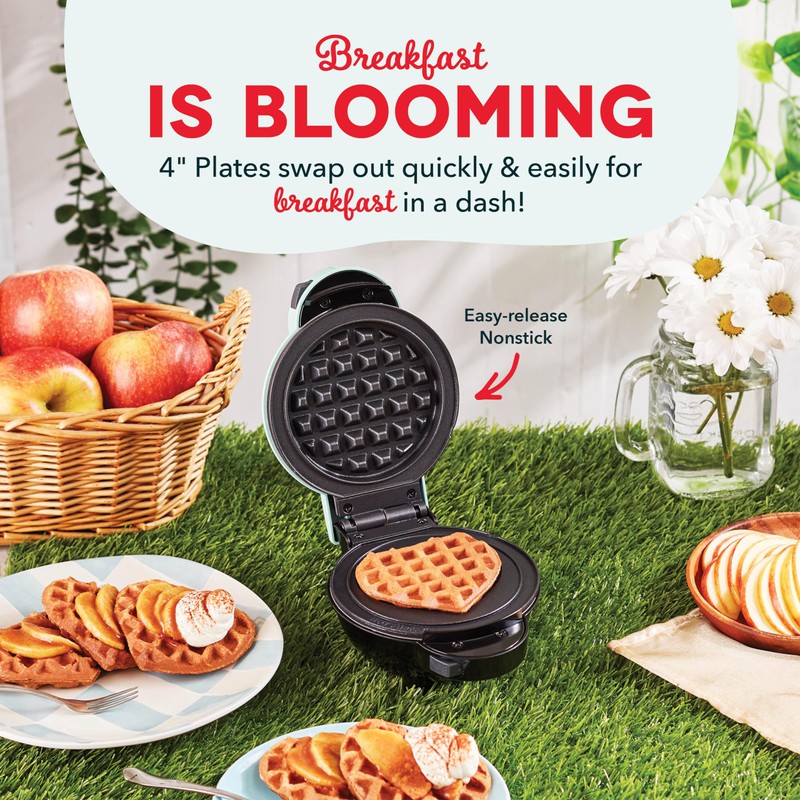 DASH MultiMaker® Mini System - Waffle Maker with Six 4”