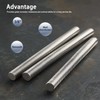 HiPicco 3/8"-24 Fully All Threaded Rod & Studs, 12" Length,
