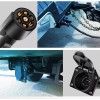 Nilight 7 Way Trailer Plug Socket Extension Cable 3FT Long