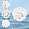 PATIKIL 3.1" Paddle Board D Rings, 4 Pcs Stainless Steel