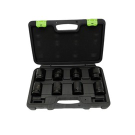 Pittsburgh 8 Piece Metric 3/4" Drive Socket Set 26,27,29,30,32,35,36,38 mm 6 Point