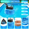 DeeprBetter Above Ground Pool Cover Pump, Submersible Water|Sump Pump for
