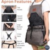 Grace and August Gardening Apron with Pockets for Women &