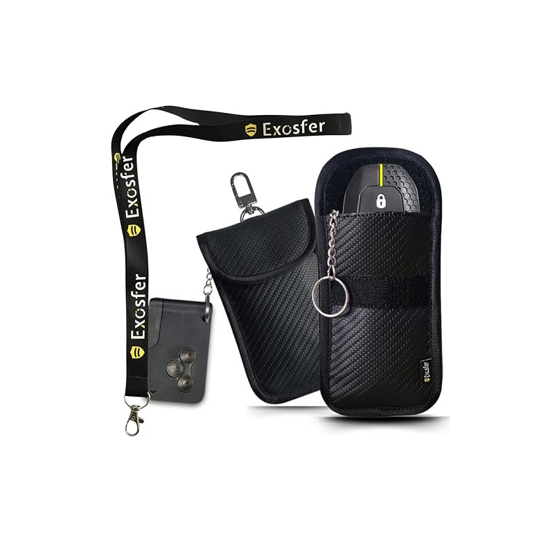 Keyless Go Protection Car Key Case Carbon Design - Pack