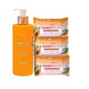 Transformed skin 3 BARS HONEST GLOW Papaya Kojic Soap, 70g & Honest Glow lotion 250ml - BUNDLE